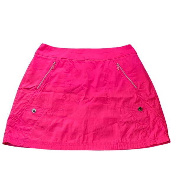 Bundle of 2 Women's Jamie Sadock Skorts Beige and Pink Golf Skirt Size 16 Strech - Picture 3 of 5